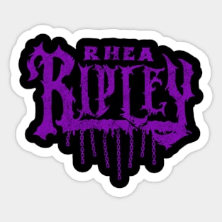 Retro Rhea Ripley Sticker